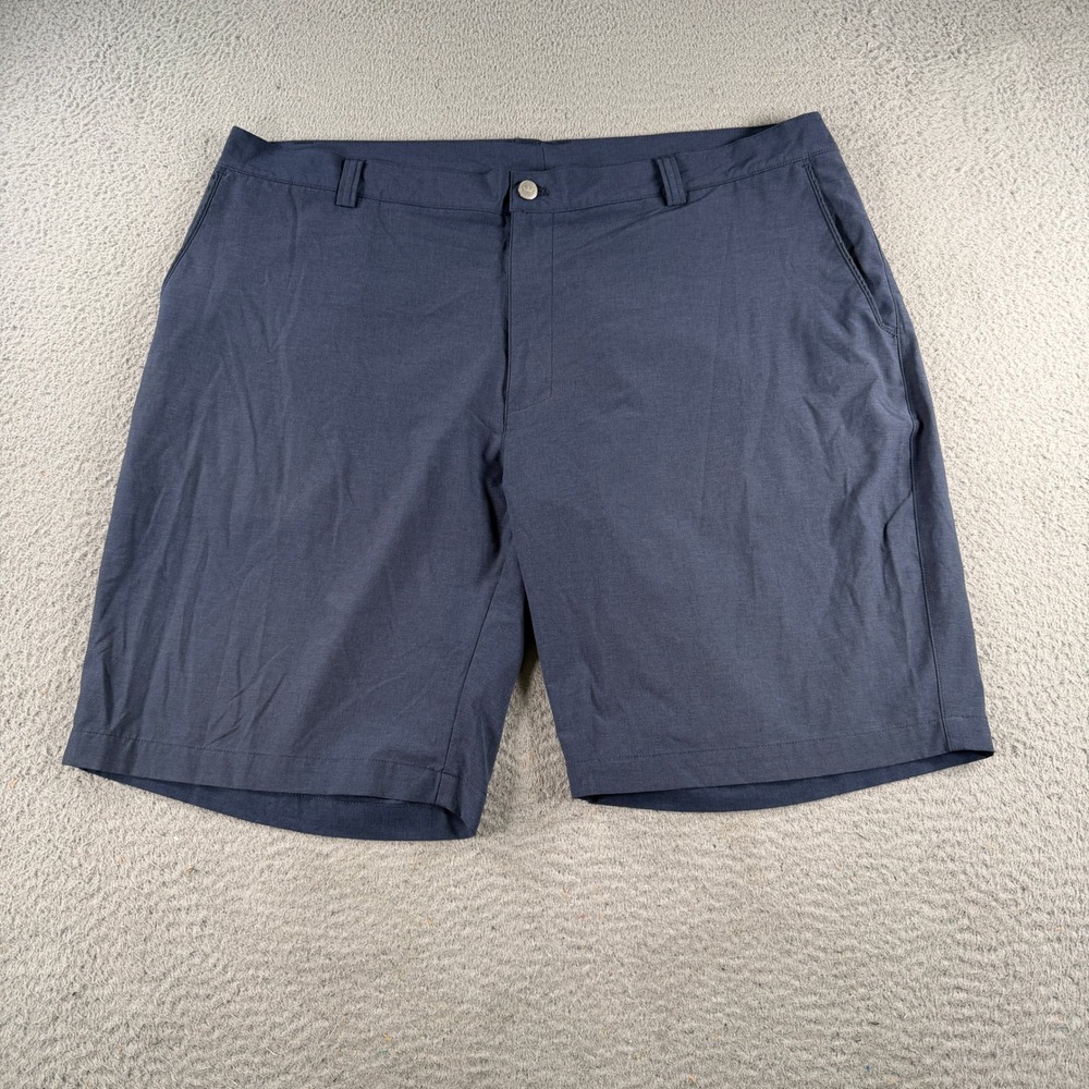 Peter Millar Crown Sport Shackleford Shorts Mens 40x10 Navy Blue Performance